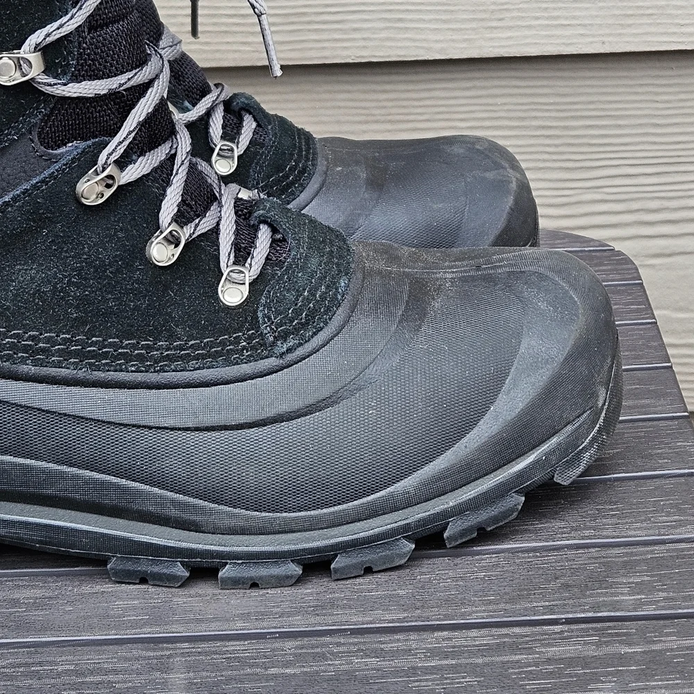 Sorel Men's Buxton Lace Up Waterproof Boots Black Quarry Snow Warm Size 10.5